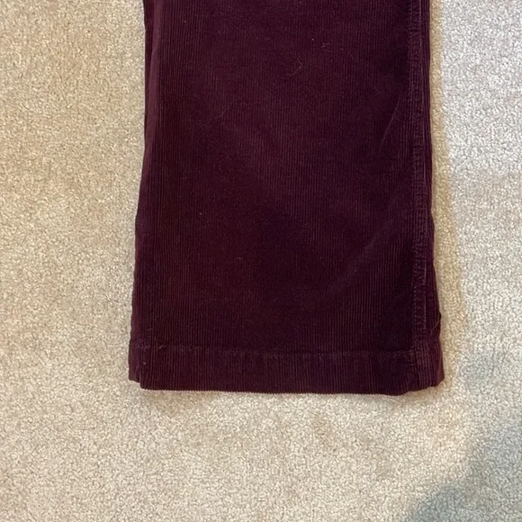Anthropology, Pilcrow, eggplant, corduroy, flared pants, size 16 wide - Picture 7 of 10